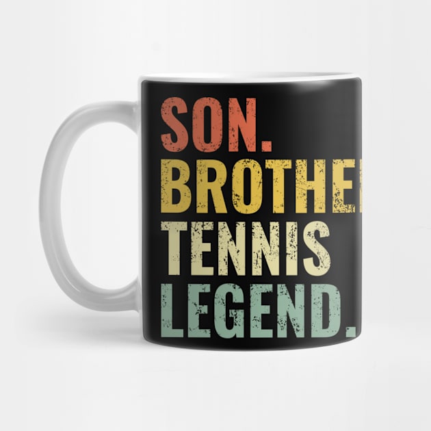 Son Brother Tennis Legend for Tennis Coach & Player by tobzz